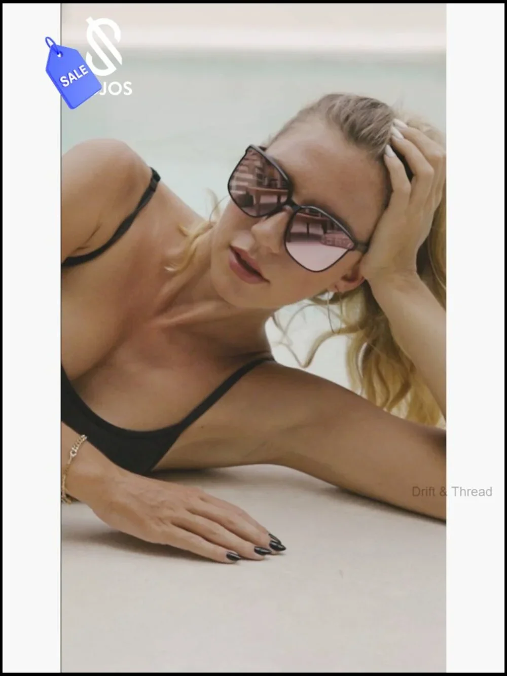 Vintage Style Sunglasses UV400 Protection Lightweight Polycarbonate